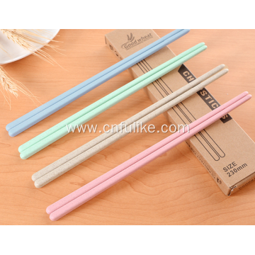 4 Pairs Healthy Wheat Straw Chopsticks